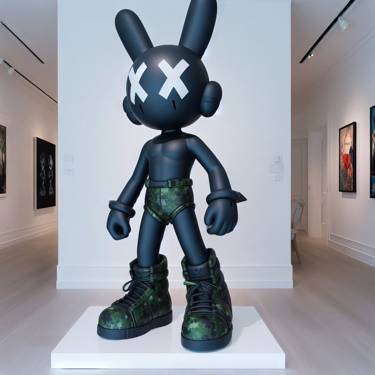 Large PVC & Resin Designer Figure Statue