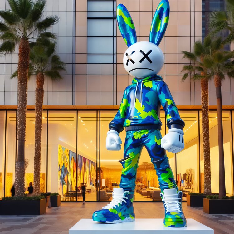 Large PVC & Resin Designer Figure Statue