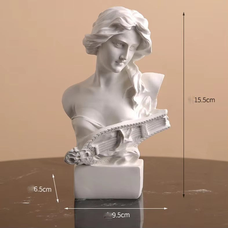 Nordic-Style Greek & Roman Resin Statue