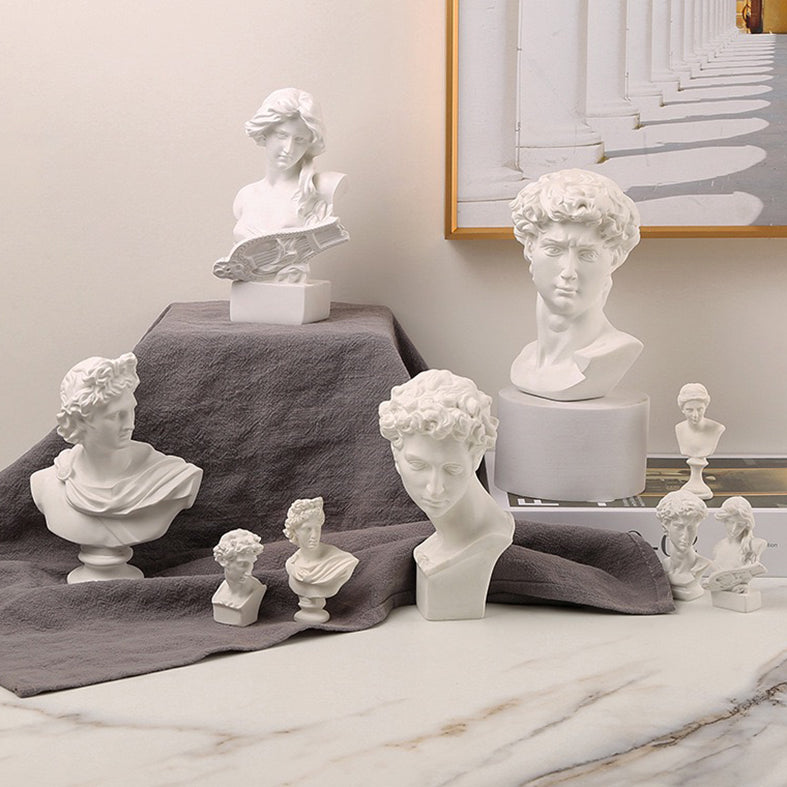 Nordic-Style Greek & Roman Resin Statue