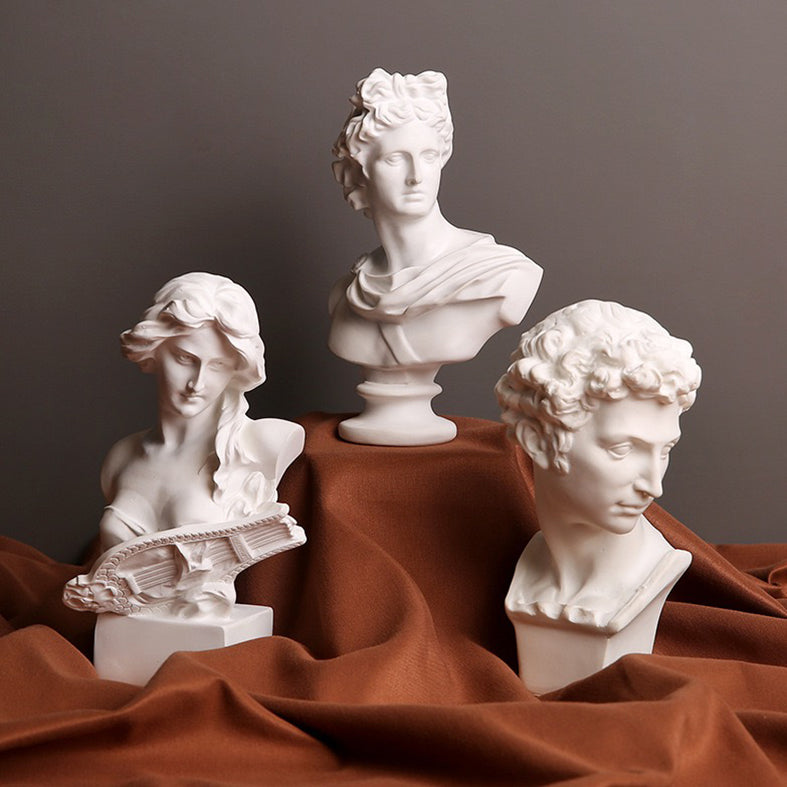 Nordic-Style Greek & Roman Resin Statue